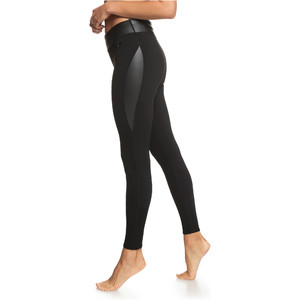 2020 Roxy Satin Capri B-Lck 1mm Pantalon Noprne Femme ERJWH03017 - Noir